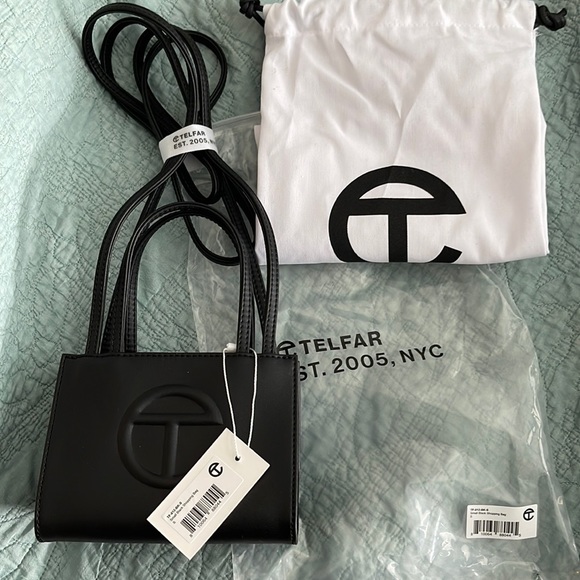 telfar mini bag black